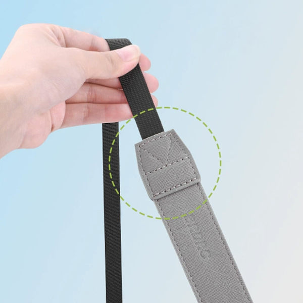 PU-kontrolltilbehør Skulderrem med nakkestropp, RC-stropp for DJI RC 2/Pro Grå