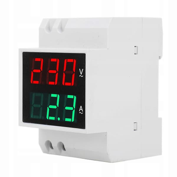 100A Digital Din Voltmeter Din-skena Mätare