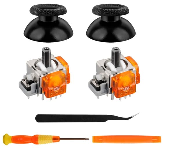 TMR Hall Effect Joystick compatible with PS5 Controller - 7-in-1 Set for Enhanced Gaming Experience