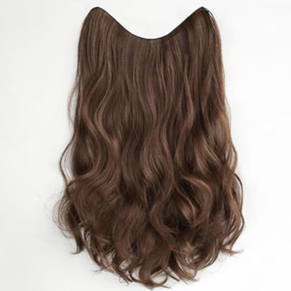 Seamless Wave Wig, Natural Fluffy Wigs LightBrown