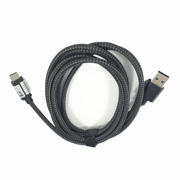 USB 2.0 to USB-C Cable 3A Fast Charging Black 2 m