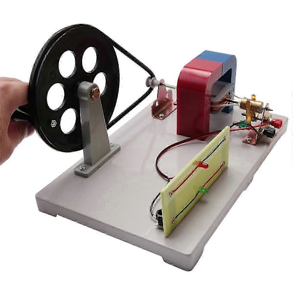 Manuel AC og DC Krumtap Generator Model, Demonstrations Motor Generator