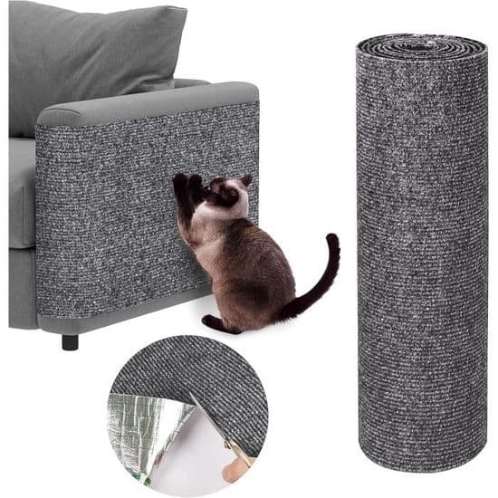 Anti-ripe kattsofabeskytter 40×200cm, kattsofa-klorestativ, kattklorestativ, klorematte, selvklebende sofaklorestativ