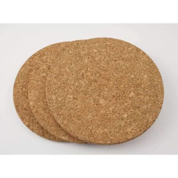Sett med 3 korkunderstell – 19 cm diameter