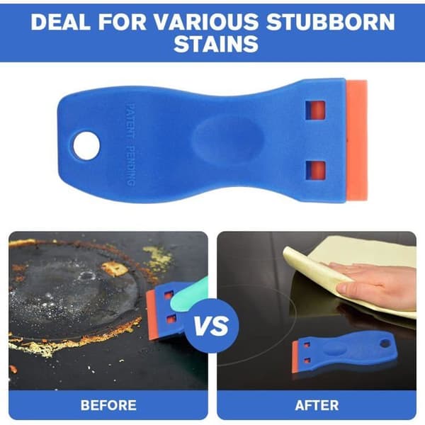 2-delt skraber - 30 udskiftningsblade - Ergonomisk - Sikker plast