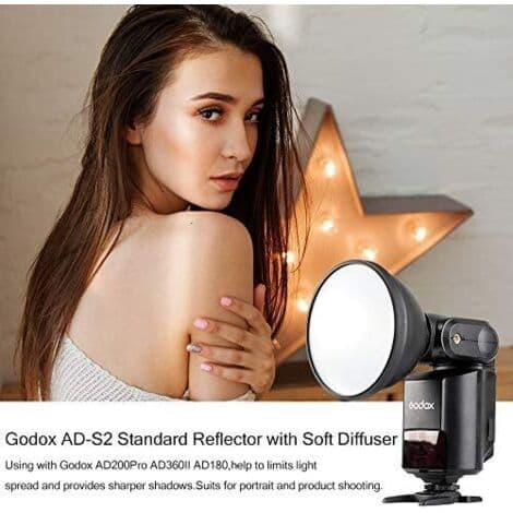 AD-S2 Flexibel Reflektor och Diffusor för Godox AD200Pro, AD200 Strobe, AD180, AD360 och AD360II Blixt Speedlite