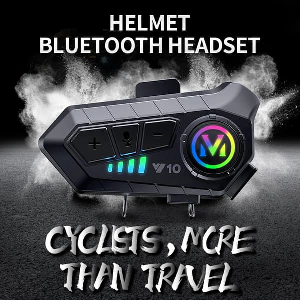 Bluetooth-hjelmheadset med myk mikrofon