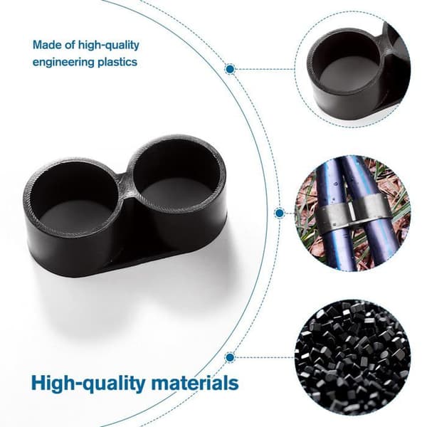 Drypvandingsfittingsæt - 30 dele, 16 mm diameter med endestykker