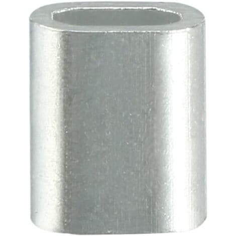 1,2 mm (0,047\") Kabelwiretau Aluminium Ovale Hylser Klips 100 stk