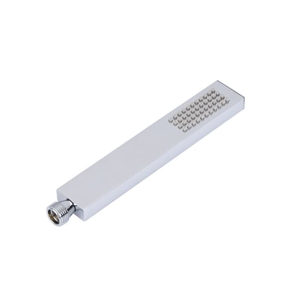 Rektangulær Kobberbelagt Lige Front Monobloc Brusehoved Håndbruser - 219*35*15mm