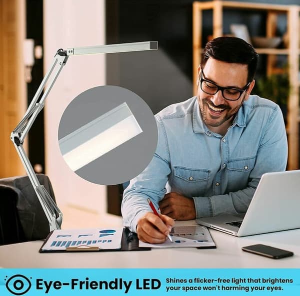 LED Skrivebordslampe Sammenleggbar Arkitekt Skrivebordslampe
