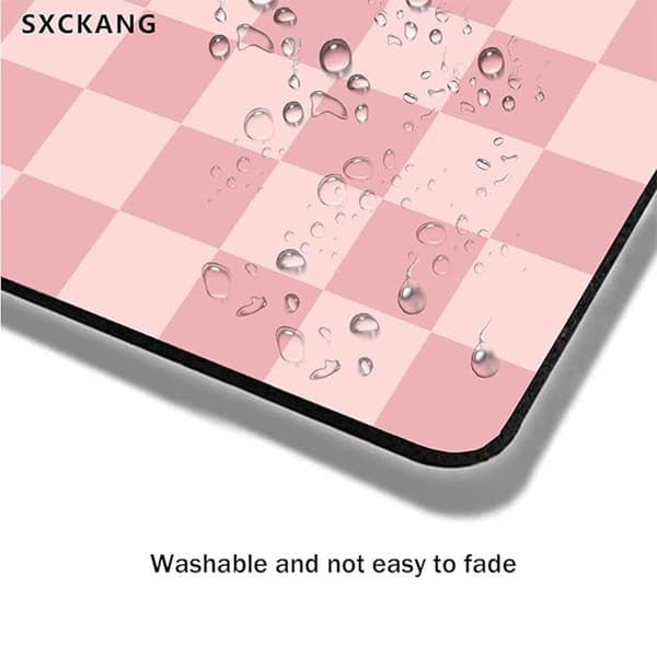 Square Mouse Pad with Non-Slip Edge - Natural Rubber for Home & Office, compatible with all computer mice
