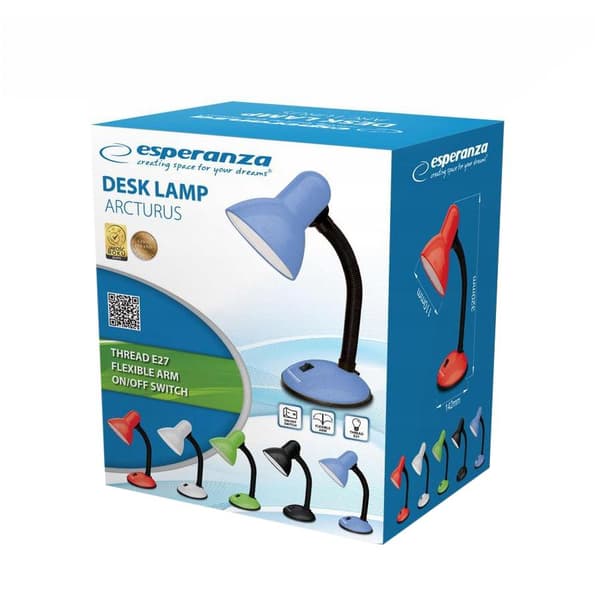 Esperanza - Bordlampe med justerbar arm - Blå