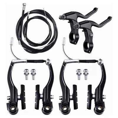 Cykelbromskit fram och bak i aluminiumlegering -