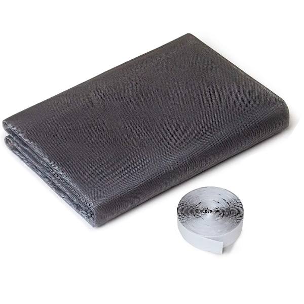 Self-adhesive Mosquito Net for Windows - Black