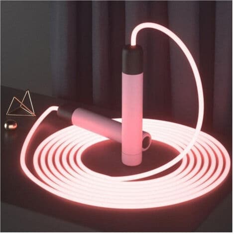 Justerbart LED-hoppetau for trening og sport