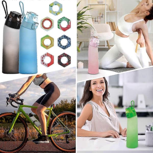 700 ml:n makuvesipullo 7 hedelmäpodilla - Sininen (2025)