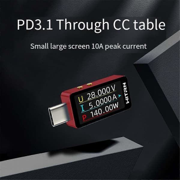 WITRN CC1 USB Spændings- og Strømmåler Tester