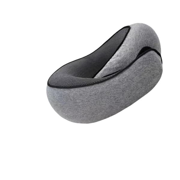 Portable Neck Pillow for Office Nap - Comfort and Support Grey Blue