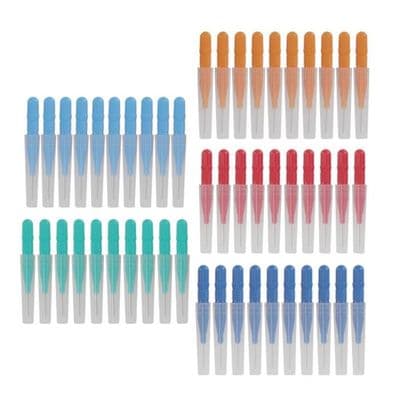 50-pack mellanrumsborstar - Kompakta - Praktiska - Munvård