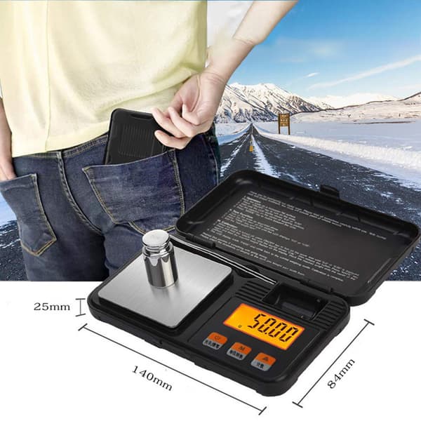 High Precision 50g/0.001g Digital Milligram Jewelry Scale