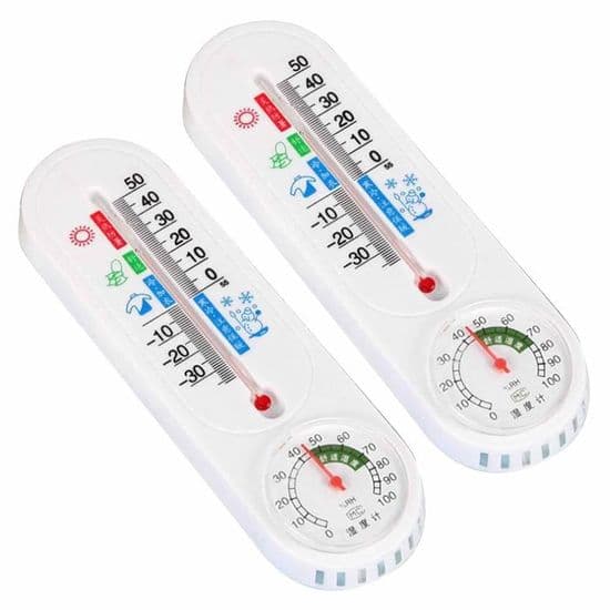 Växthustermometer, högprecisions inomhus väggmonterad termometer, väggmonterad växthustemperaturmätare