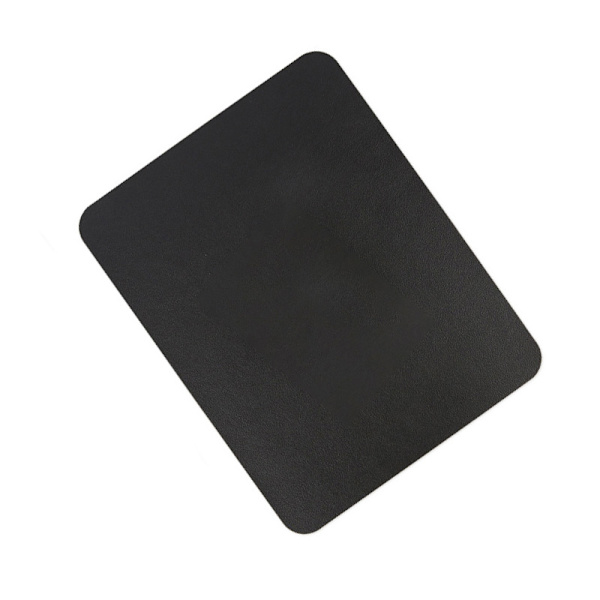 Musematte i skinn Svart S Black