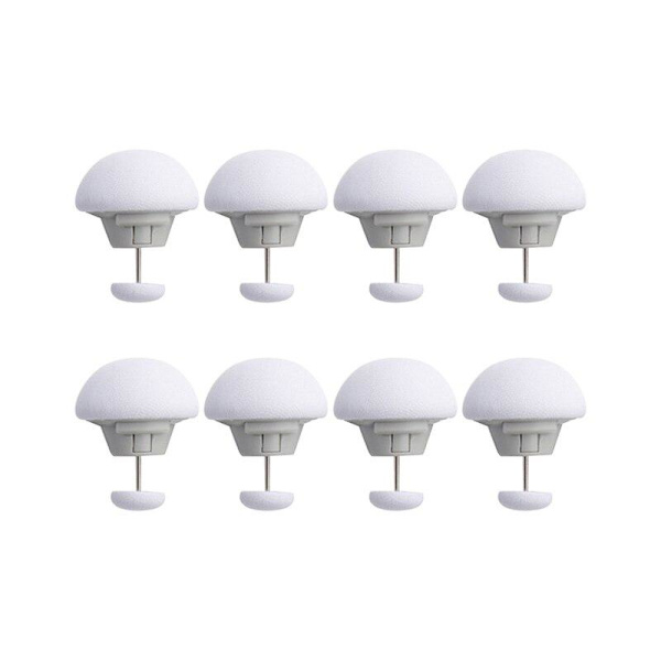 Sheet Fastener - 8 pcs - White