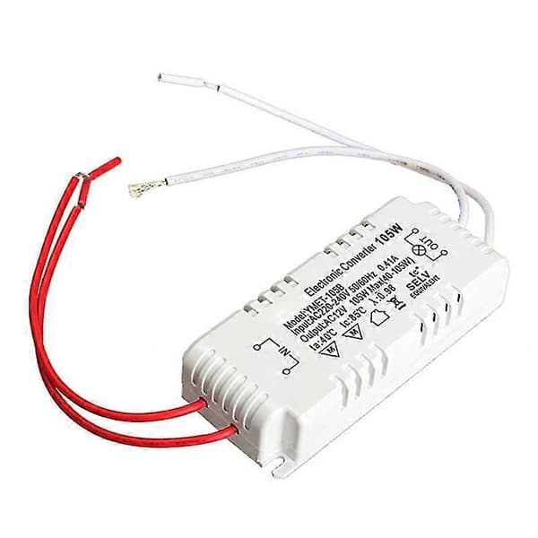 105W 12V Halogen LED Elektronisk Transformer Strømforsyning Driver