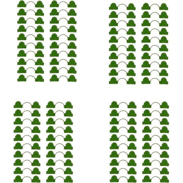 Pakke med 80 plastdrivhus-kabelbindere - Drivhustilbehør - 0,6 cm