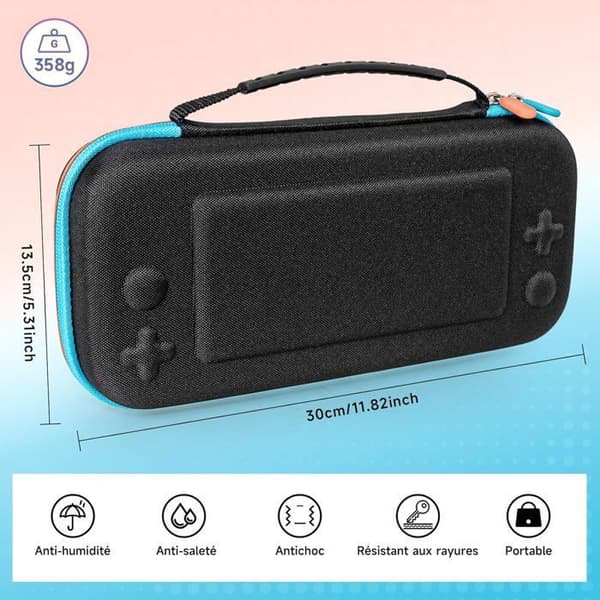 Etui til Nintendo Switch 2, Bærbart Beskyttelsescover til Switch 2 (2025), med 10 Spilkortpladser
