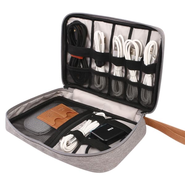 Digital Storage Bag for Electronic Accessories Black