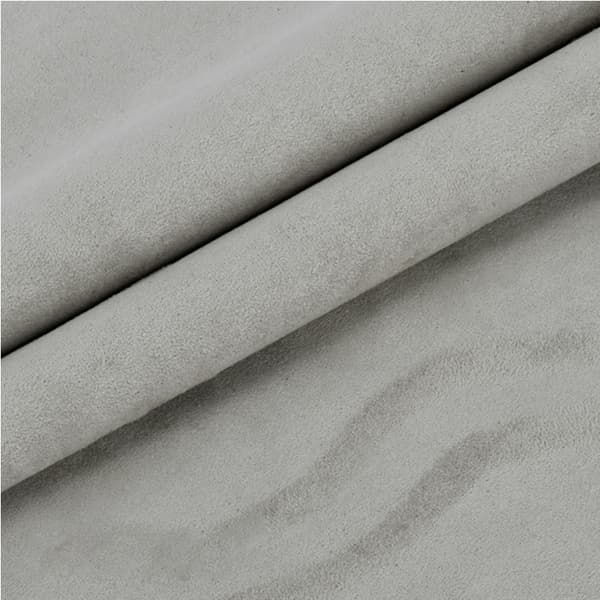 Selvklebende semsket stofflapp Svart XL Grey