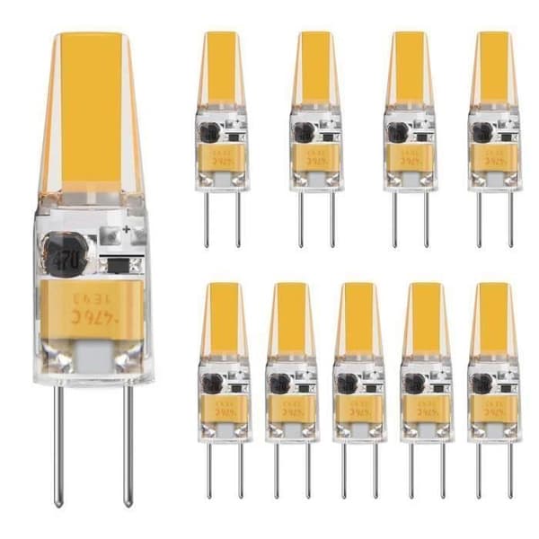 G4 3W 12V LED-lampa - Varmvit 3000K - 10-pack