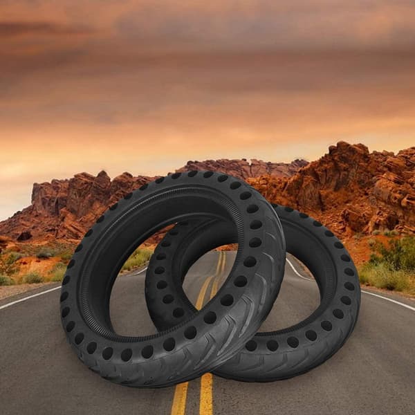 8.5 Inch Honeycomb Solid Tire Compatible with Xiaomi M365 Electric Scooter - Puncture-Proof & Shock-Absorbing 2-Pack 2-pack