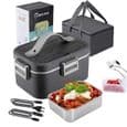 2L 60W Elektrisk Uppvärmd Lunchlåda, 220V 24V 12V Billunchlåda c11
