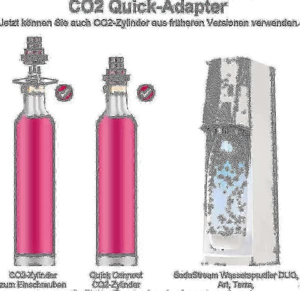 CO2 Quick Connect Adapter til Sodastream Duo Art