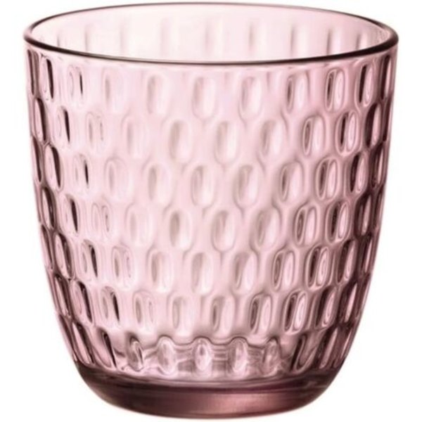 Set med 6 rosa glas, 29 cl