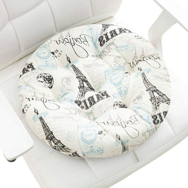 Rund Stolpute 45x45 cm - Vaskbar - Bomull - Hage