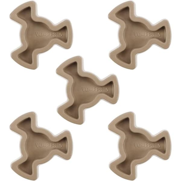 5-delt drejeskivekobling - 22 mm - Nem installation - Mikrobølgesikker