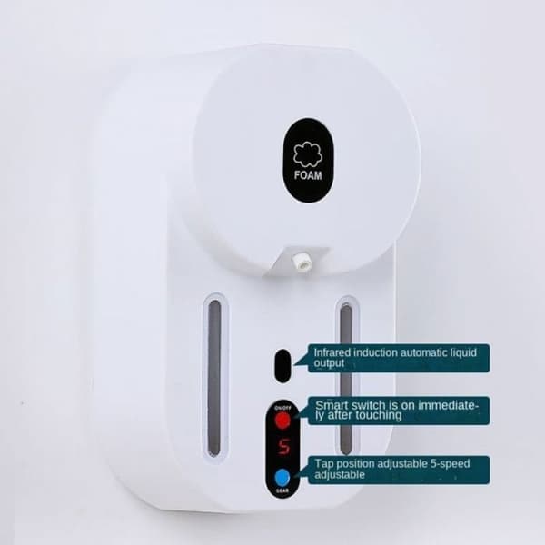 Automatisk Berøringsfri Såpedispenser, Smart Maskin med Infrarød Sensor, Håndvaskemaskin - B