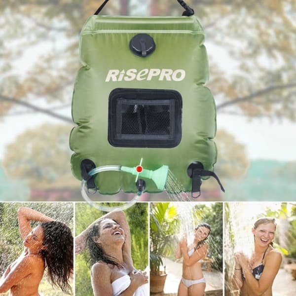 Solbruserpose, 20 liter, camping, temperatur 45°C, vandring, klatring