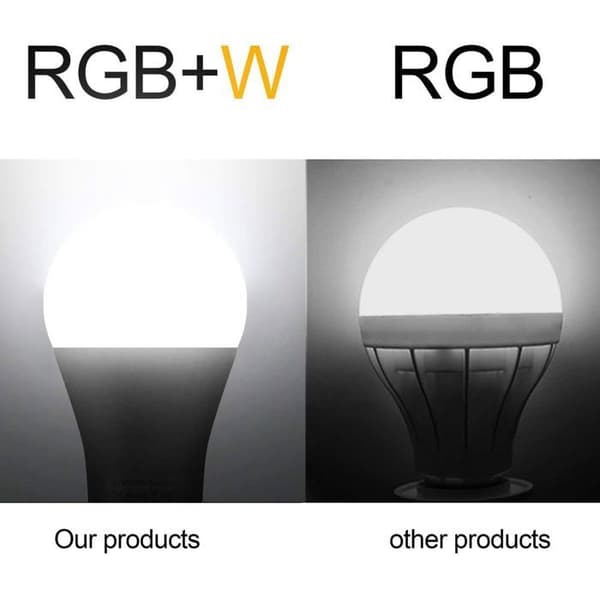 LED-lampa - 85W motsvarande - Dimbar - RGBW + Kallvit