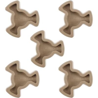 5-delt drejeskivekobling - 22 mm - Nem installation - Mikrobølgesikker