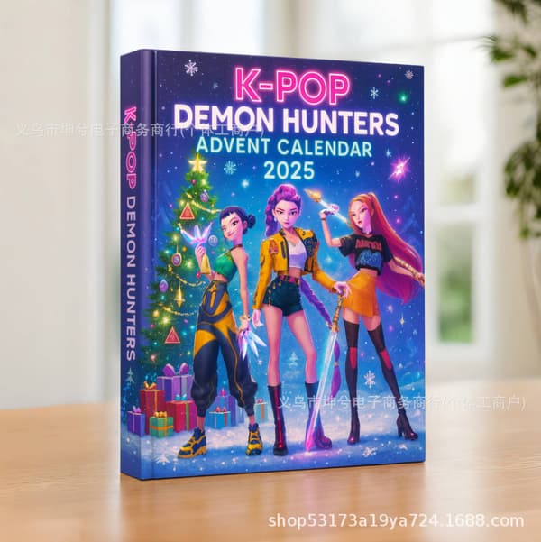 Jul Adventskalender, K-Pop Devil Hunter Adventskalender, Julklapp, för ba Witch Hunter Grupp A