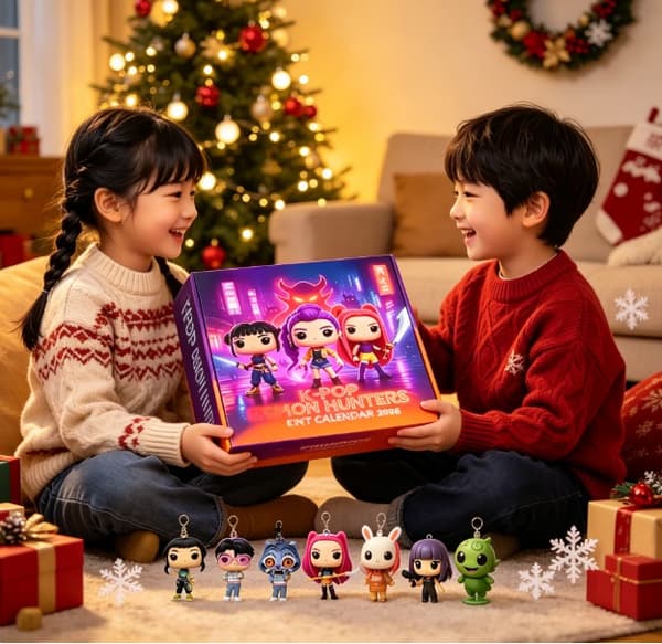 K-Pop Demon Hunters Julkalender 2026 – Julleksak / Presentutbytesartikel – Stil B