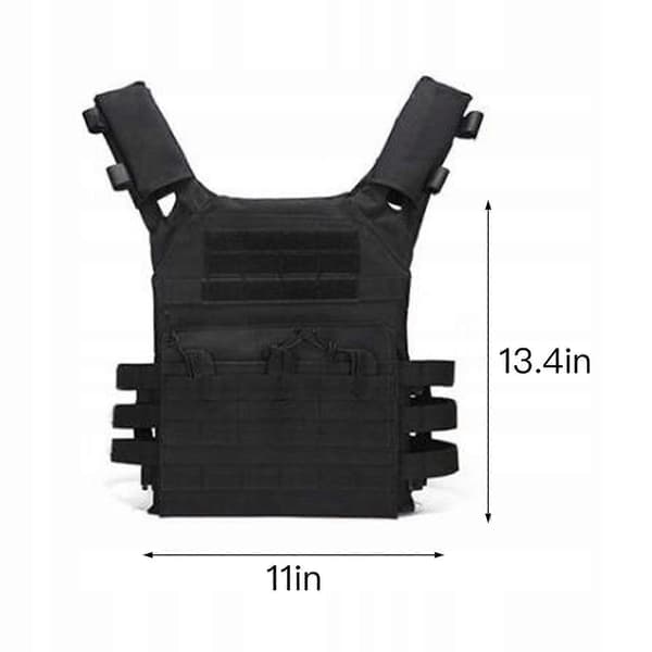 Pustende taktisk vest i nylon
