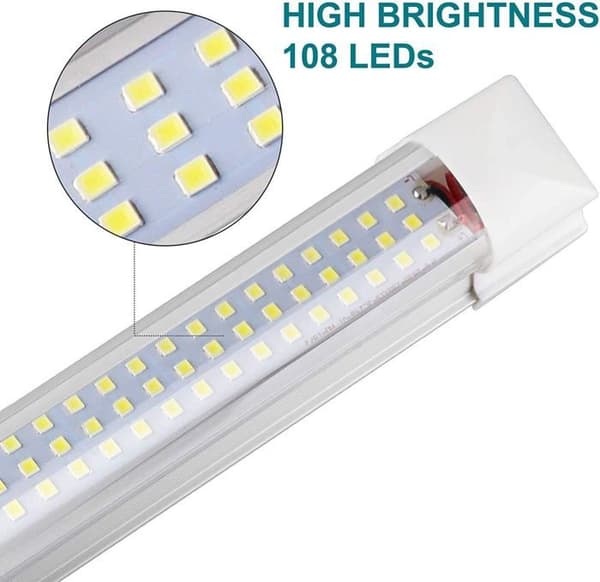 108 SMD LED-stripe - 2200LM - 12V - Vanntett - Aluminium