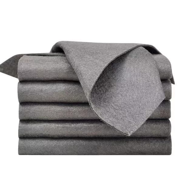 5-pack magic cloth cleaning cloth for windows, glass, cars DarkGrey
