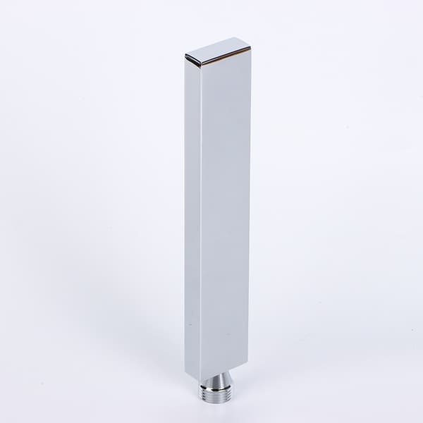 Rektangulært kobberbelagt rett front monobloc dusjhode hånddusj - 219*35*15mm